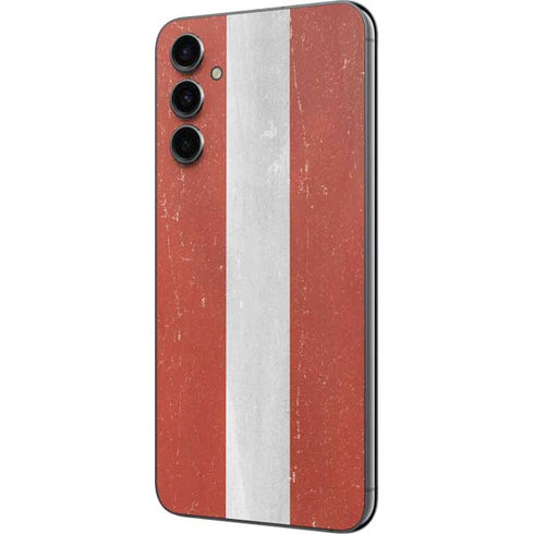 Latvia Flag Distressed Galaxy A14 5G Skin
